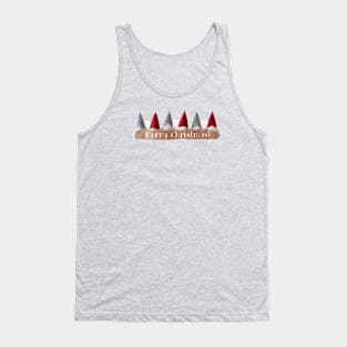 Merry Christmas Gnomes Tank Top